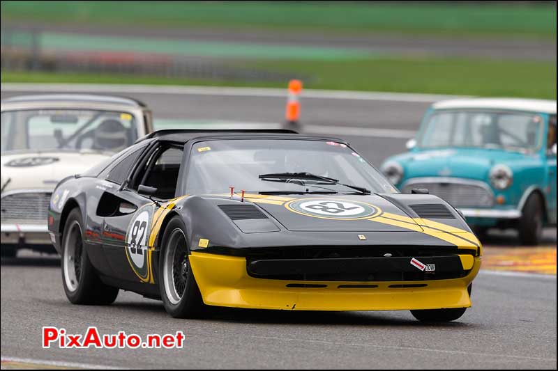 Ferrari 308GTS numero82, Master Touring Cars, Spa-Francorchamps