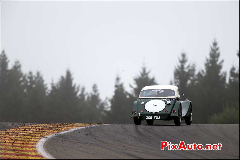 Morgan SuperSport, pre-63, haut raidillon Spa-Francorchamps