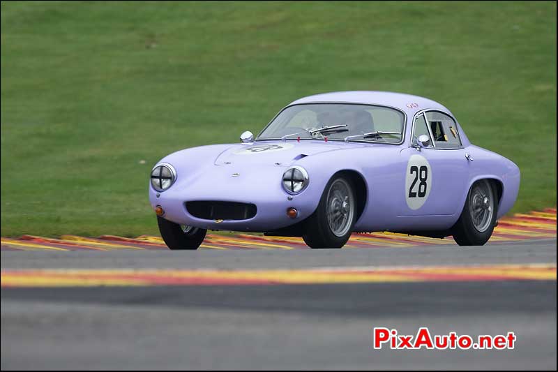 Lotus Elise numero28, pre-63 Spa-Francorchamps S6H