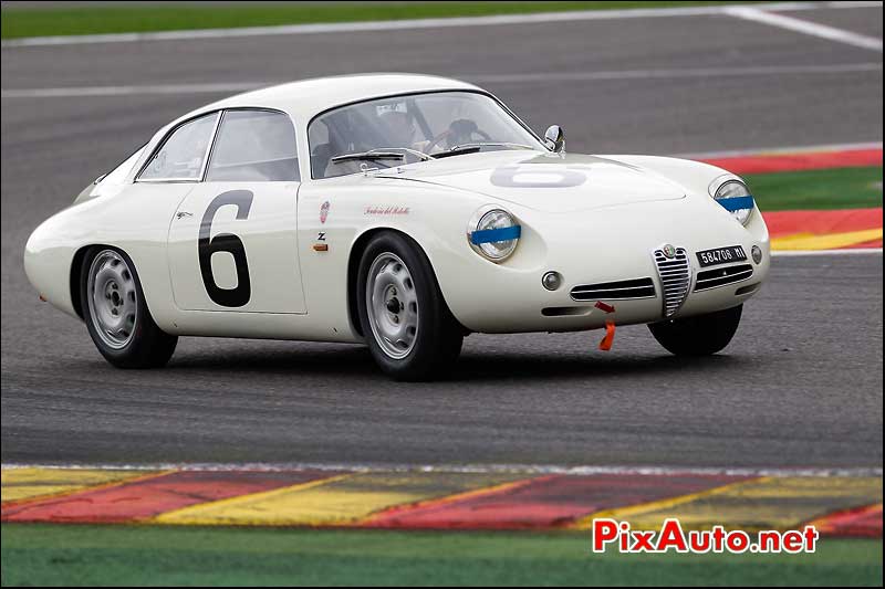 Alfa Romeo Giulietta SZ, pre-63 Spa-Francorchamps S6H