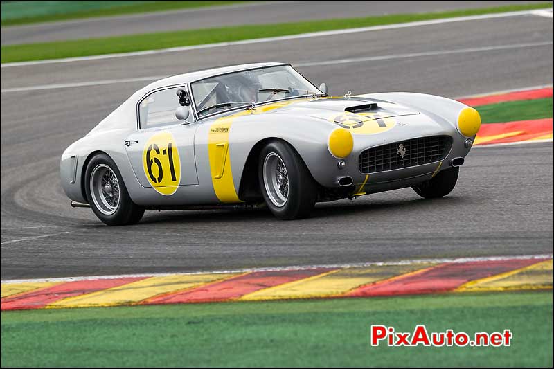 Ferrari 250GT SWB numero61, pre-63 Spa-Francorchamps S6H