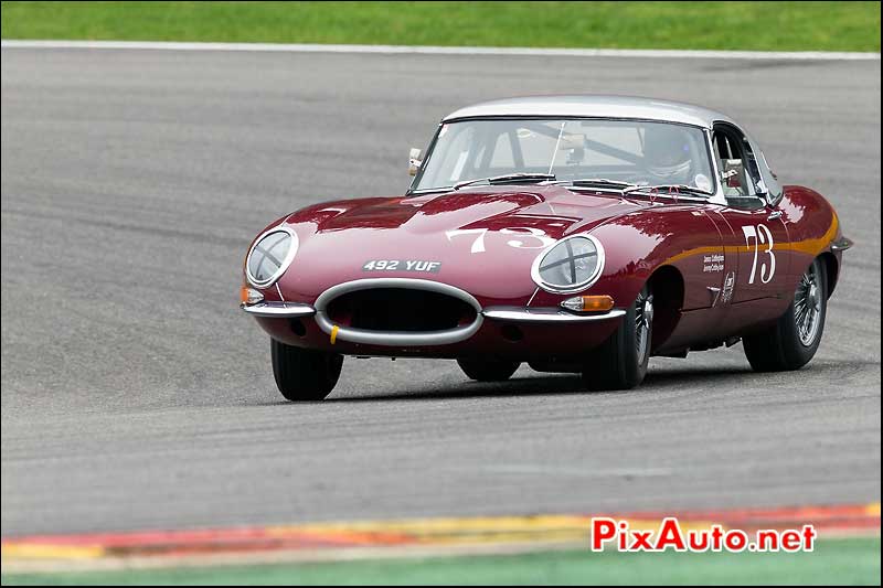 Jaguar E-Type numero73, pre-63 Spa-Francorchamps S6H