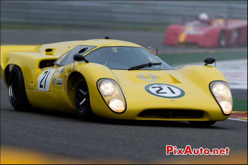 Prototype Lola T70 Mk3, circuit Spa-Francorchamps, S6H