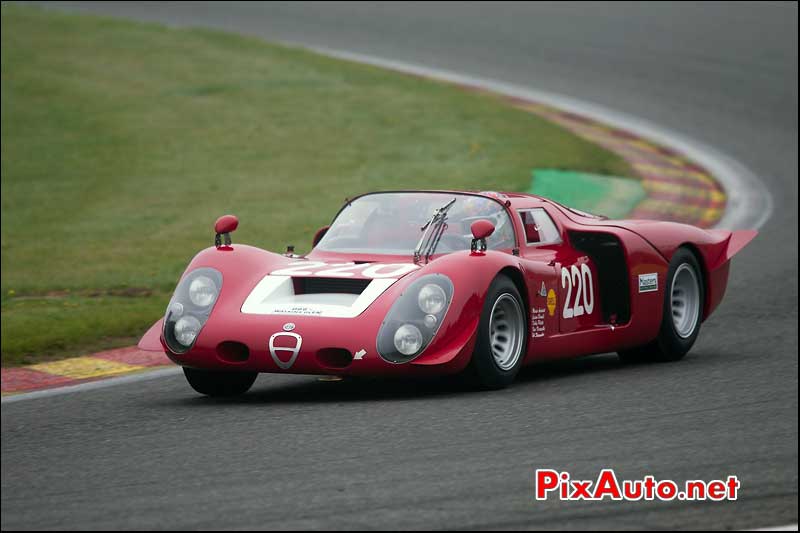 Alfa Romeo 33/2, circuit Spa-Francorchamps, S6H