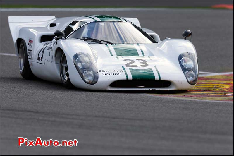 Prototype Lola T70 Mk3, circuit Spa-Francorchamps, S6H