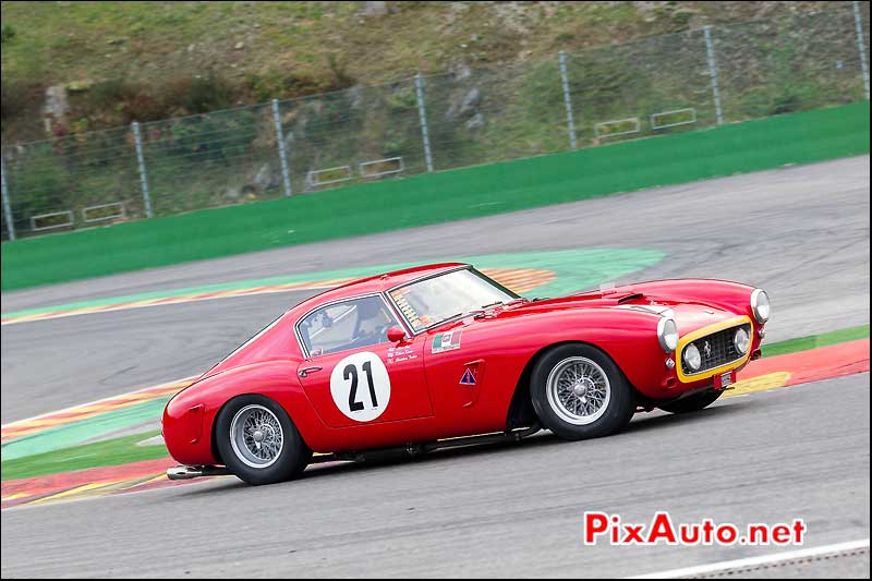 Berlinetta Ferrari 250GT SWB numero21, Spa-Six-Hours