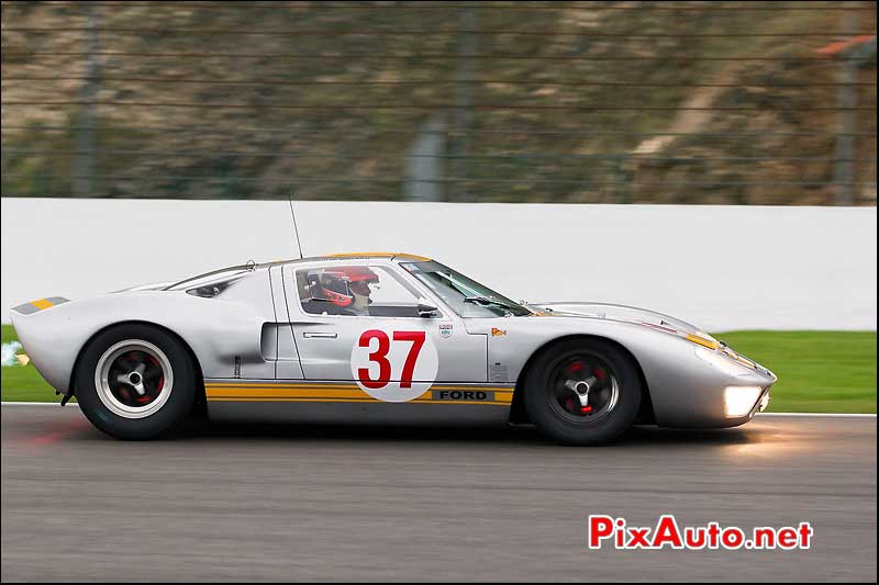 Disques de freins rouges, Ford-GT40, Spa-Six-Hours