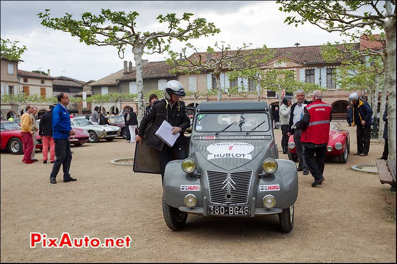 citroen 2CV, lisle-sur-Tarn, Tour Auto