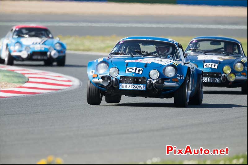 Alpine A110 GrIV, n292, Circuit Magny-Cours Tour Auto