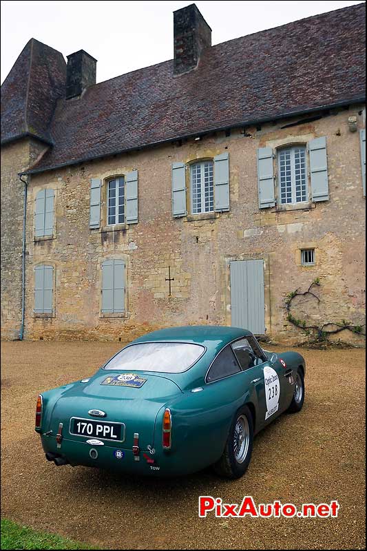 Aston Martin DB4GT, n238, la Bourlie, Tour Auto