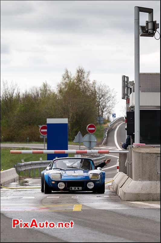 jide barriere de peage, Tour Auto 2013