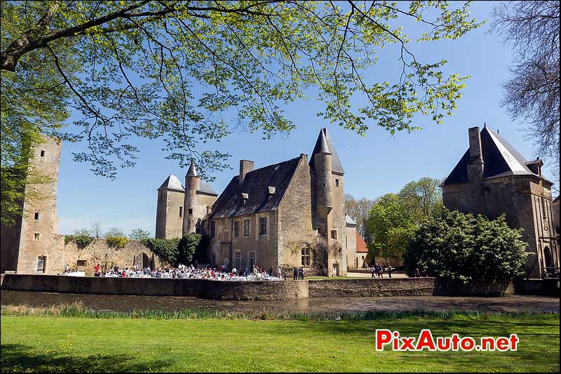 dejeuner au chateau de Bannegon, Tour Auto 2013