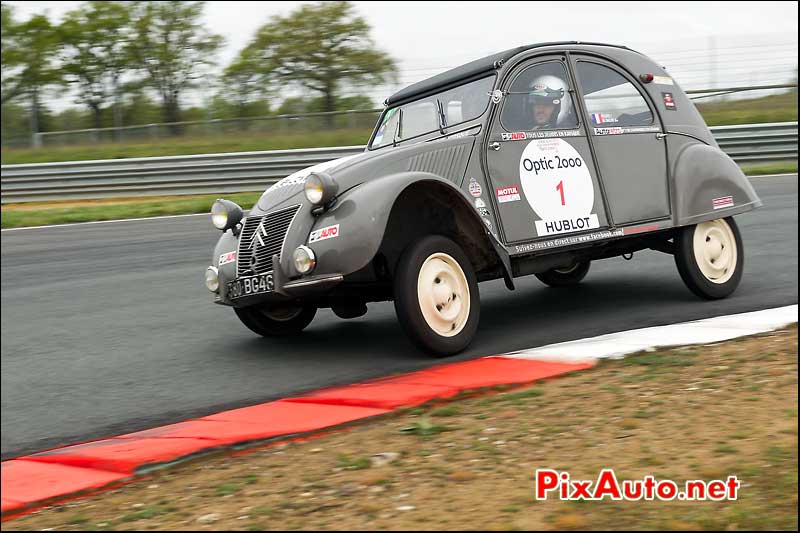 citroen 2cv, n1, Circuit Val-de-vienne, Tour Auto 2013