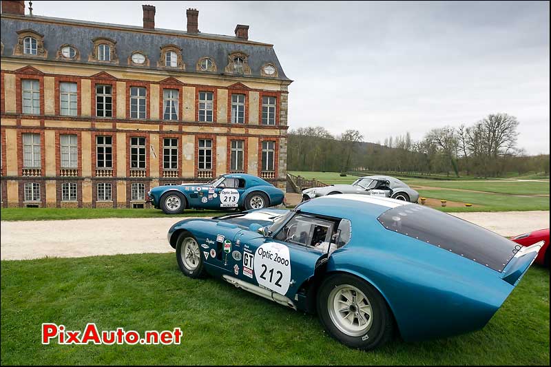 chateau de Dampierre, ac cobra Daytona, Tour Auto