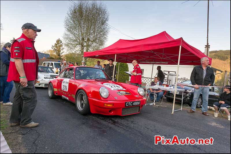 Porsche 911, n276, depart special Arfeuilles, Tour Auto