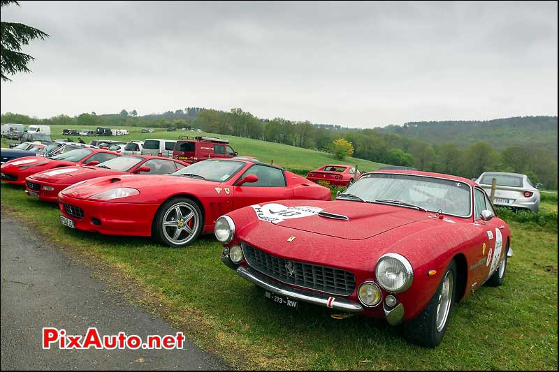 Ferrari 250GT lusso, n243, la Bourlie, Tour Auto