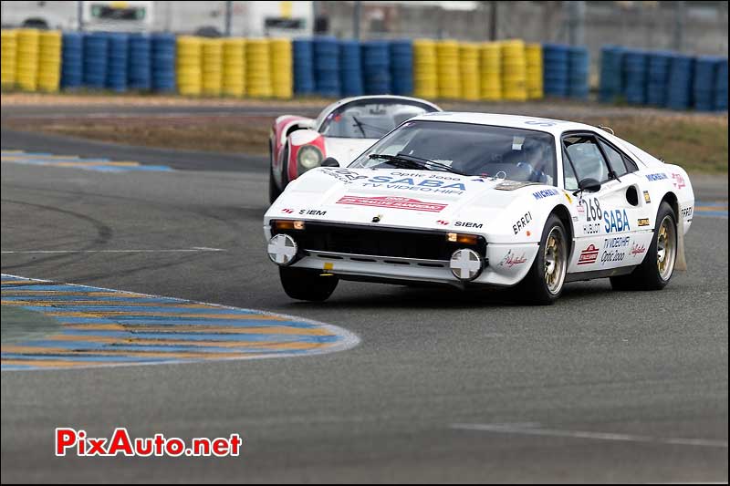 Ferrari 308, n268, Circuit Bugatti Tour Auto 2013