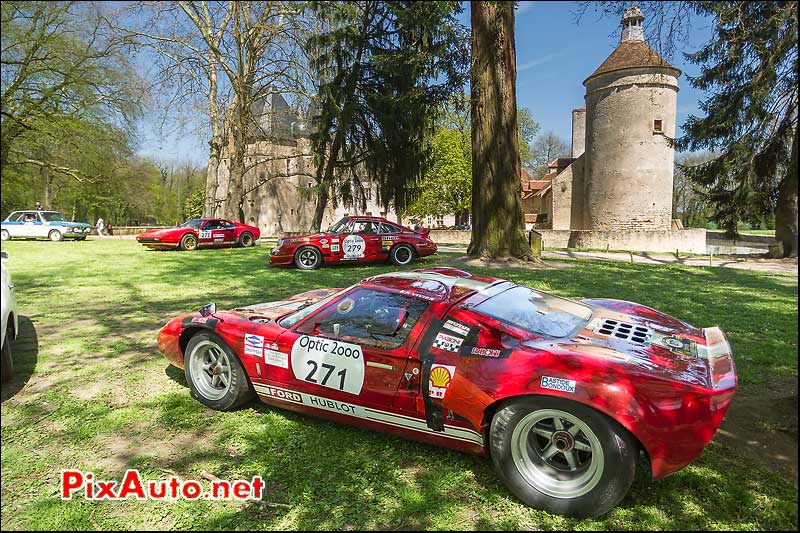 Ford GT40, n271, chateau Bannegon Tour Auto 2013