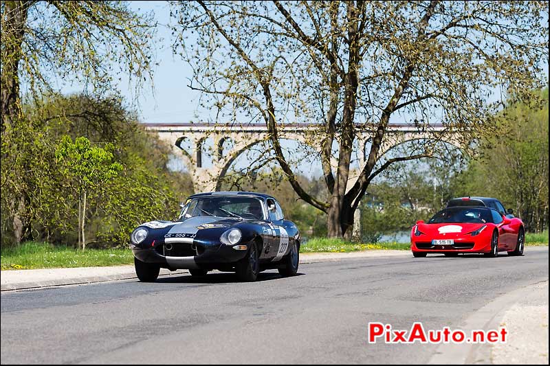 Jaguar e-type, n227, Tour Auto 2013