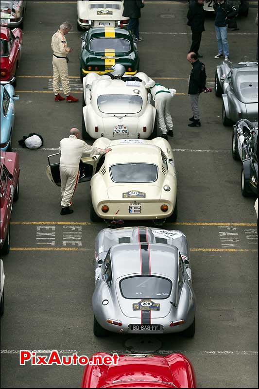 Jaguar e-type, n228, Circuit Bugatti Tour Auto 2013