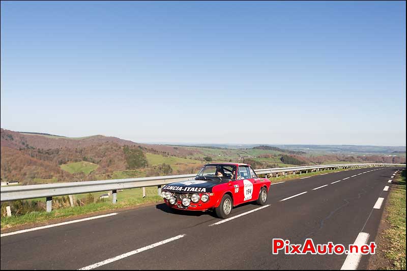 Lancia Fulvia, n194, massif central, Tour Auto 2013