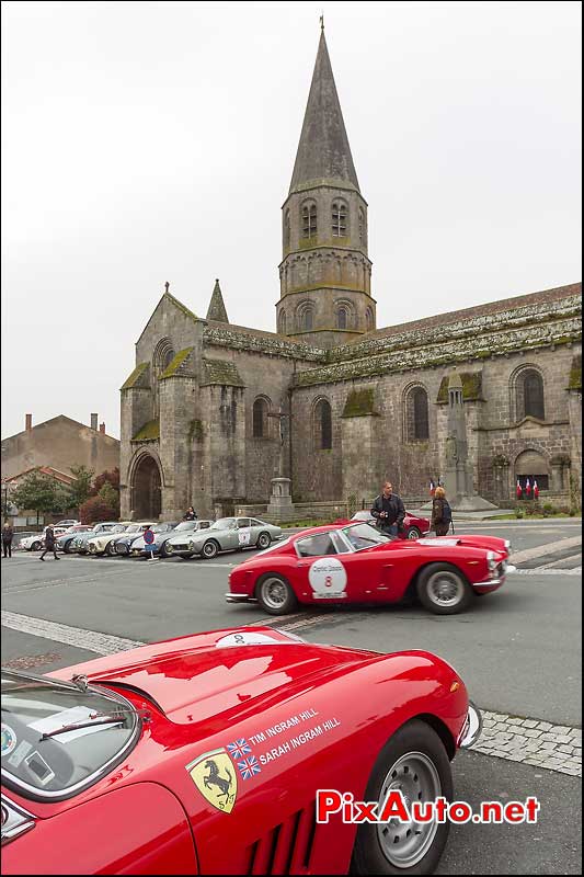 Le Dorat, zone attente Tour Auto 2013