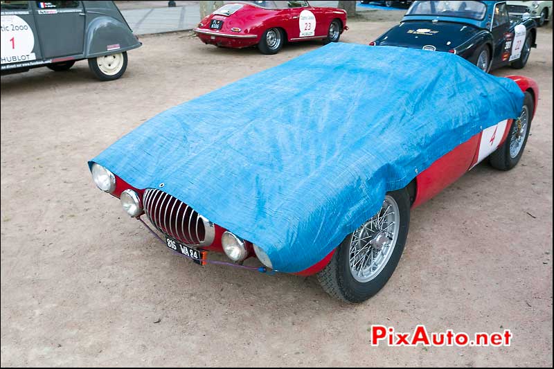 Osca MT4, parc ferme vichy, Tour Auto 2013