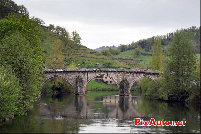 pont sur le lot, Tour Auto 2013