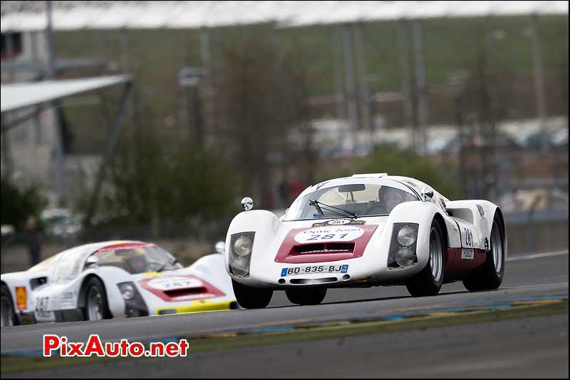 Porsche 906, n281, Circuit Bugatti Tour Auto 2013