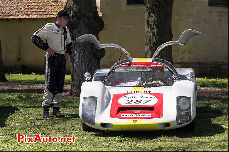 Porsche 906, n287, chateau Bannegon Tour Auto 2013