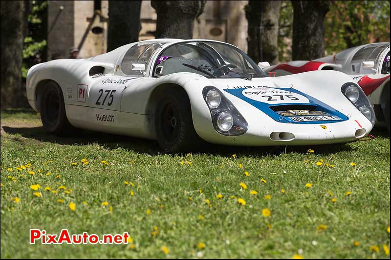 Porsche 910, n275, chateau Bannegon Tour Auto 2013