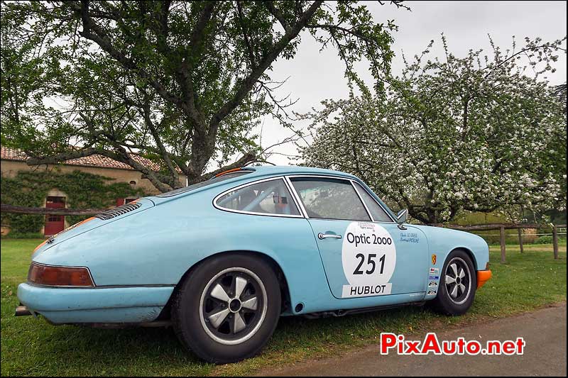 Porsche 911, n251, la Bourlie, Tour Auto 2013