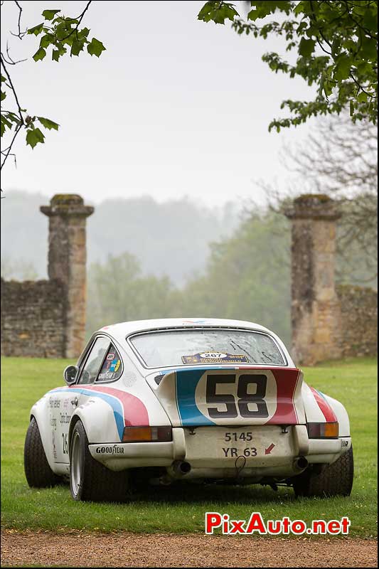 Porsche 911rsr, n267, la Bourlie, Tour Auto 2013