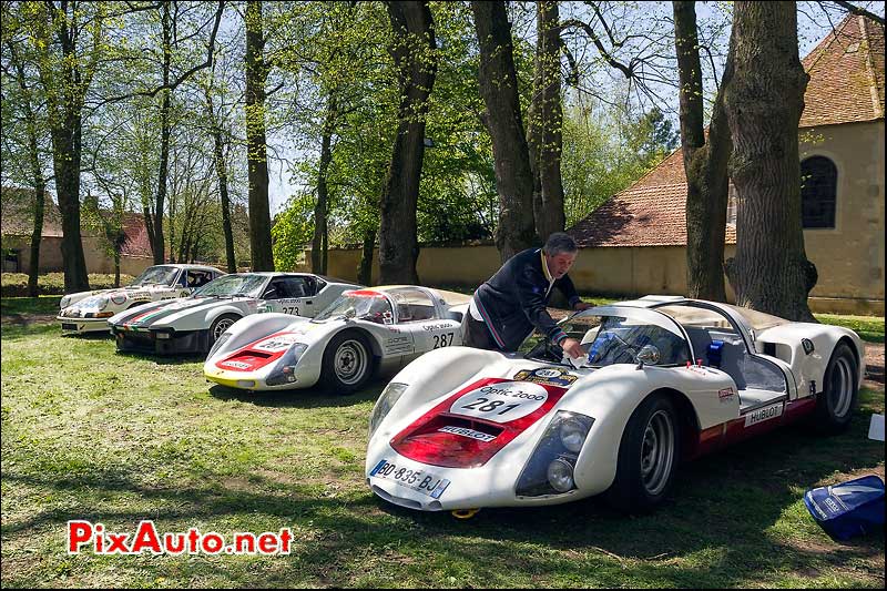 Prototypes Porsche, chateau Bannegon Tour Auto 2013