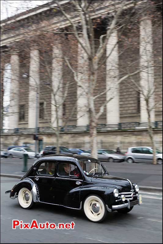 4cv renault, traversee de paris 2013