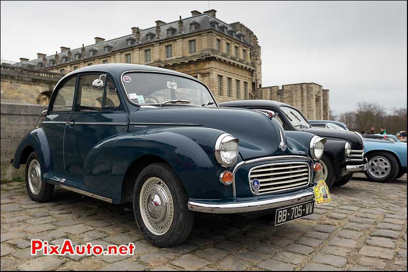 austin morris minor 1000, traversee de paris