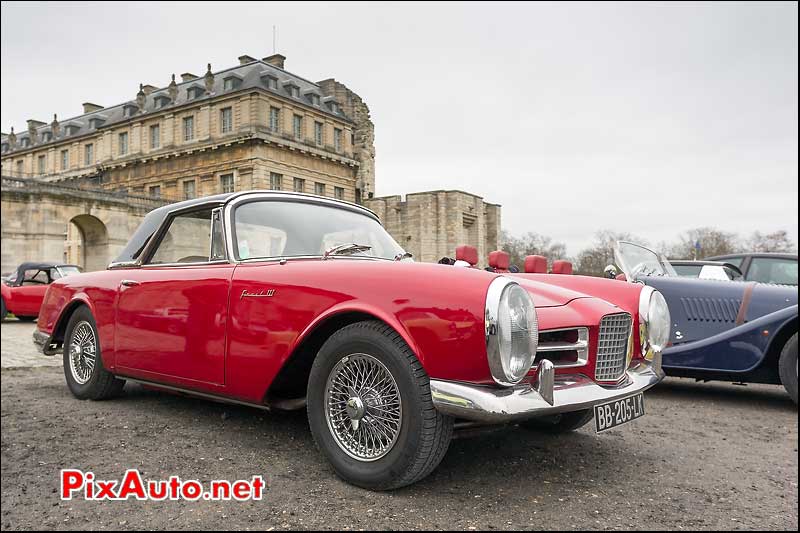 cabriolet facel III, esplanade chateau de vincennes