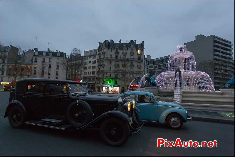 hispano suiza 4 portes, traversee de paris 2013