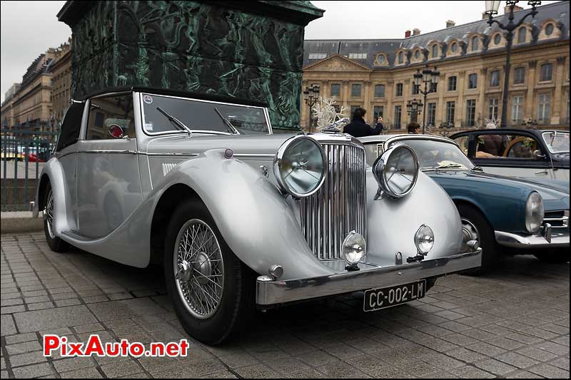 jaguar mark IV drophead, colonne vendome