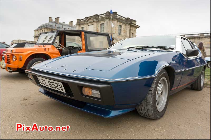 lotus elite, esplanade chateau de vincennes, traversee de paris