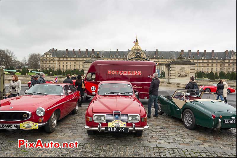 saab-96, place des invalides, traversee de paris