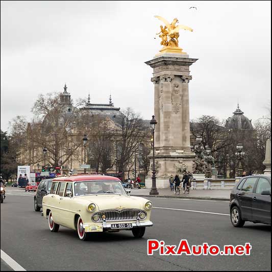 simca vedette marly, pont alexandre III paris