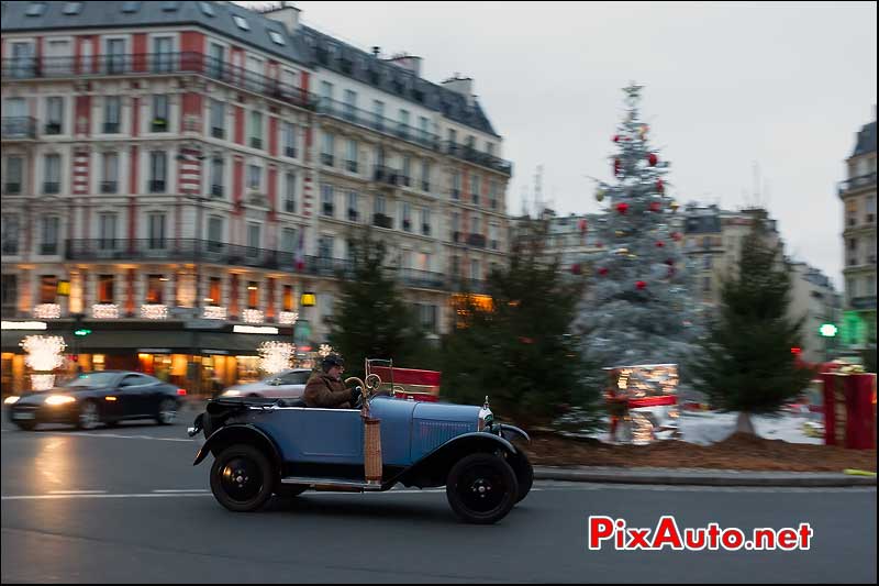 torpedo citroen, place leon blum, traversee de paris