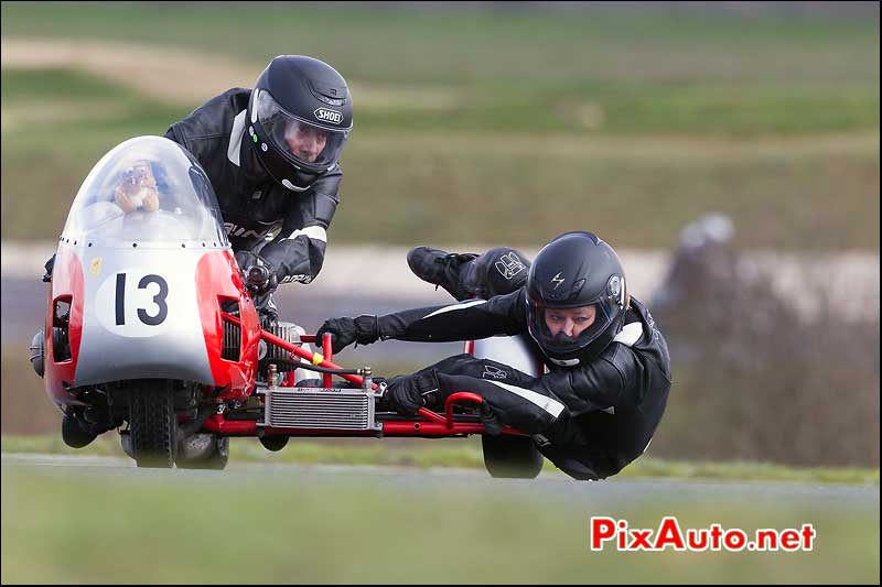 side-car n436, 16e trophee coluche circuit carole