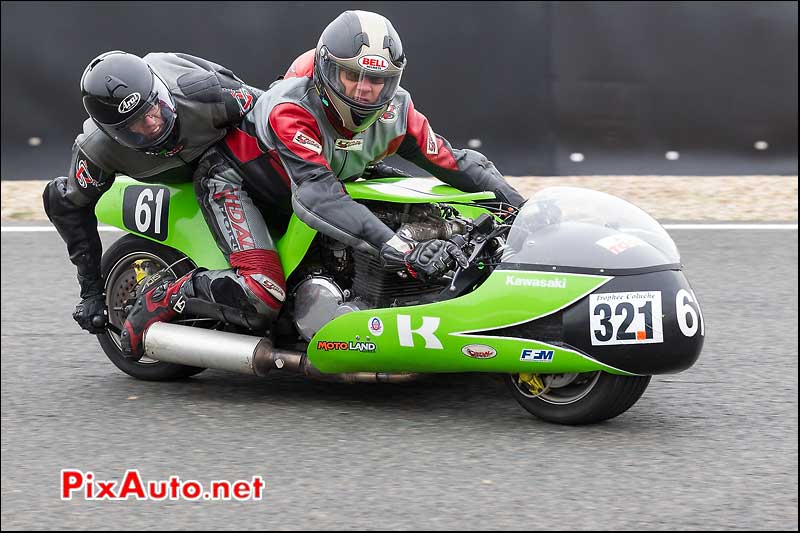 side-car n321, 16e trophee coluche circuit carole golf