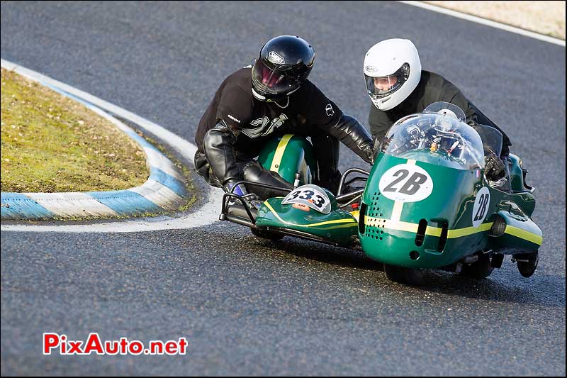 side-car n333, 16e trophee coluche circuit carole parabolique