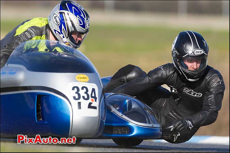 side-car n334, 16e trophee coluche circuit carole