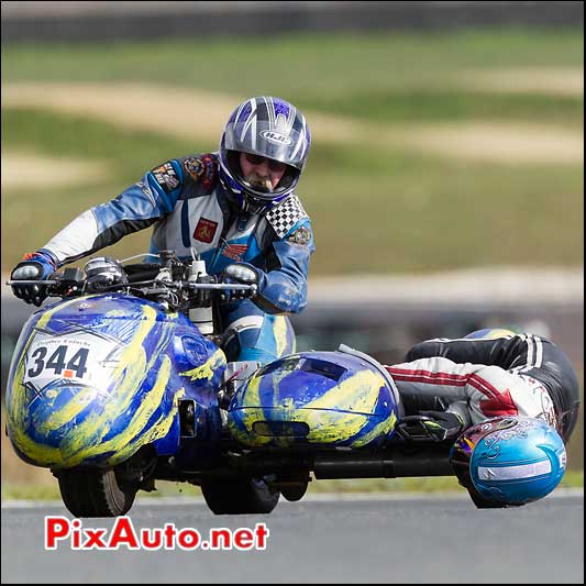 side-car n344, 16e trophee coluche circuit carole