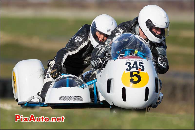 side-car n345, 16e trophee coluche circuit carole