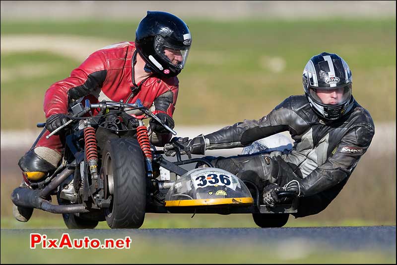 side-car n336, 16e trophee coluche circuit carole